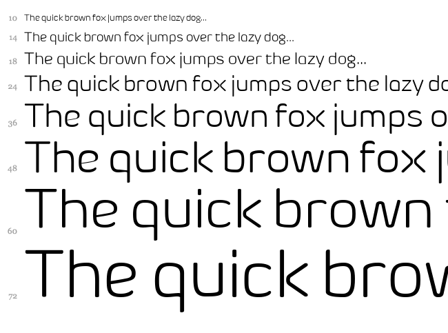 Byom font waterfall