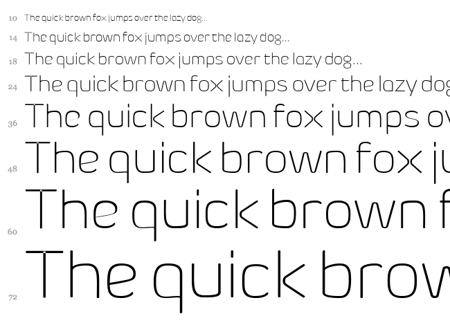Byom font waterfall