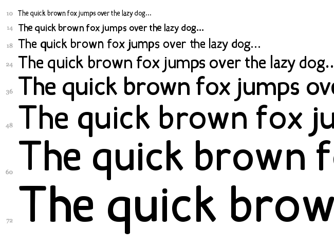Candela font waterfall