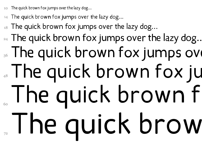 Candela font waterfall