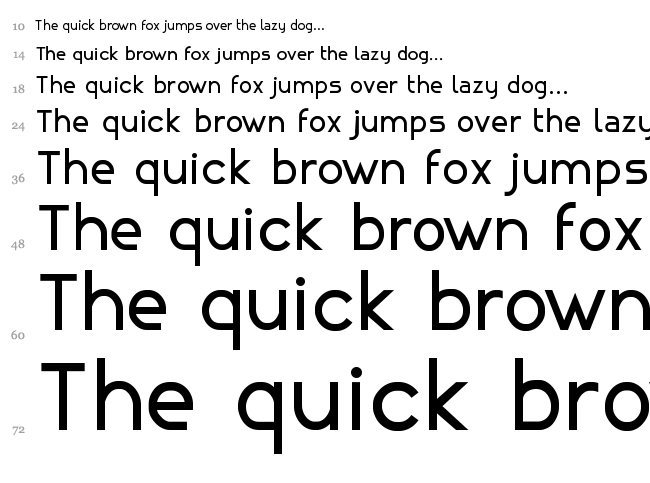 Canela font waterfall