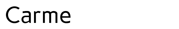 Carme font