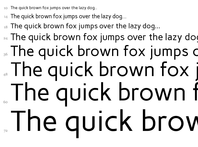 Carme font waterfall
