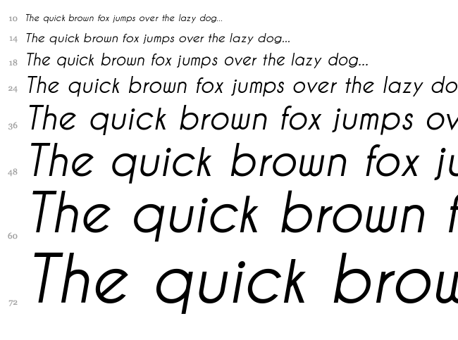 Caviar Dreams font waterfall