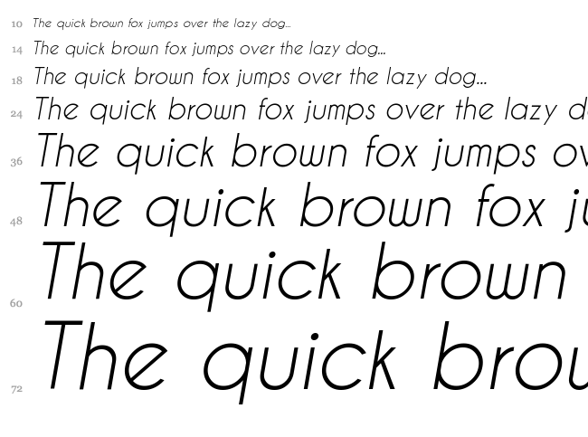 Caviar Dreams font waterfall