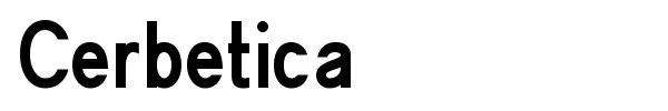 Cerbetica font
