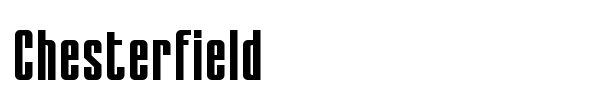 Chesterfield font