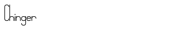 Chinger font