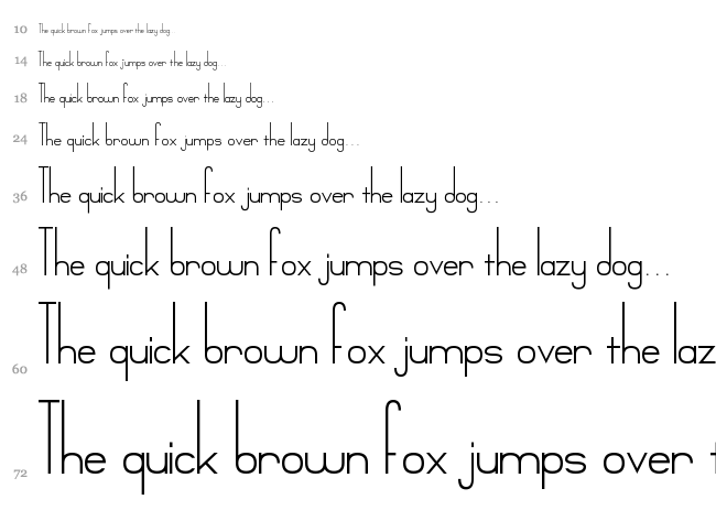 Chinger font waterfall