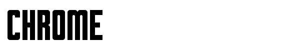 Chrome font