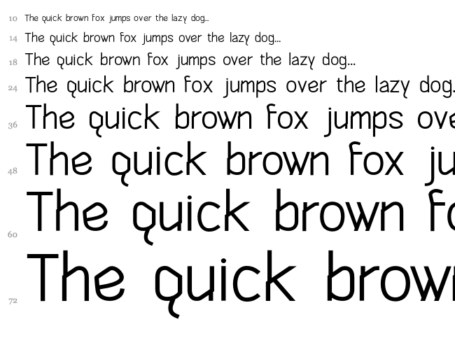 Cliche font waterfall