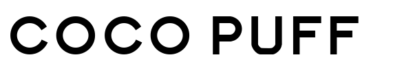 Coco Puff font