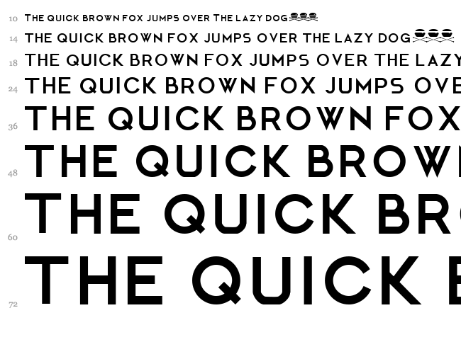 Coco Puff font waterfall