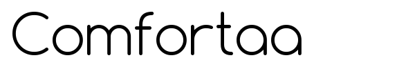 Comfortaa font preview