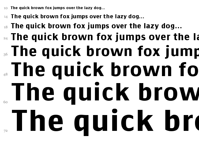 Communist font waterfall