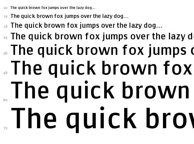 Communist font waterfall