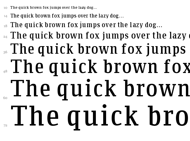 Communist font waterfall
