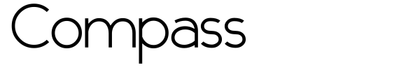 Compass font