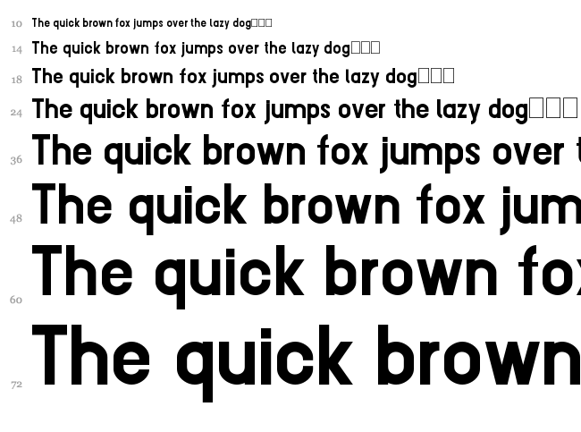 Conero font waterfall