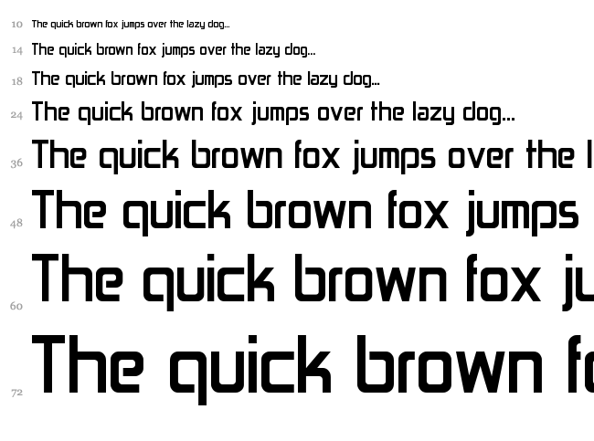 Conviction font waterfall