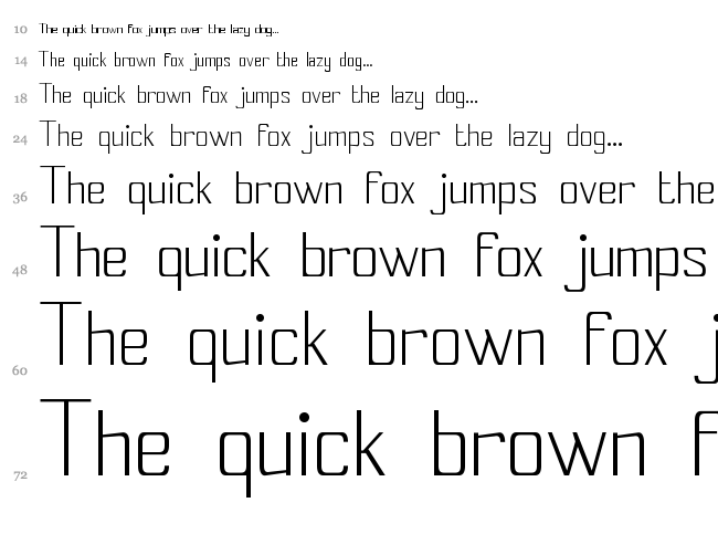Cony font waterfall