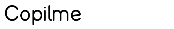 Copilme font