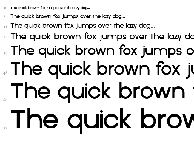 Cosmic font waterfall