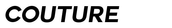 Couture font