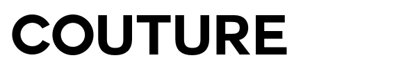 Couture font preview