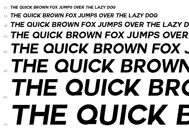 Couture font waterfall