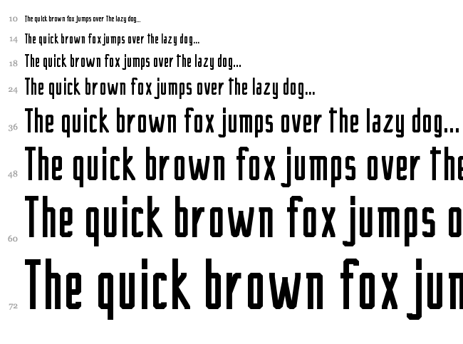 Crack font waterfall