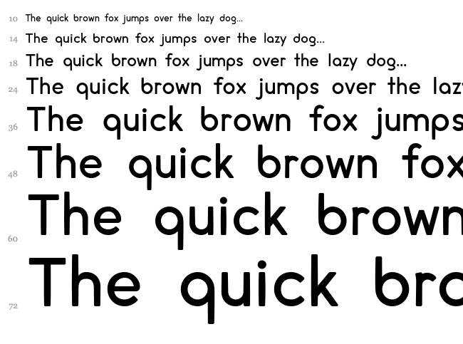 Cream font waterfall