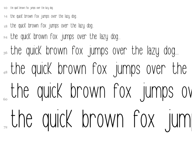 Cristal font waterfall