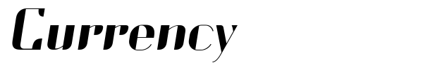 Currency font