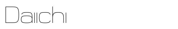 Daiichi font