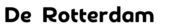 De Rotterdam font