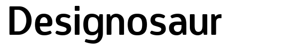 Designosaur font