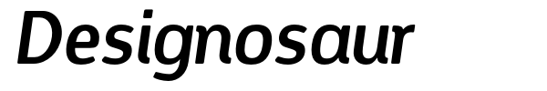 Designosaur font preview