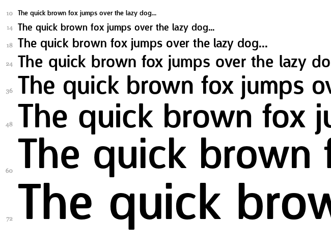 Designosaur font waterfall