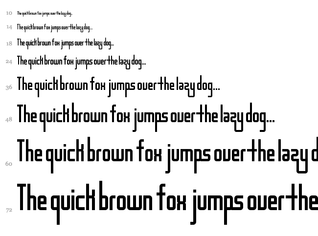 Destiny font waterfall