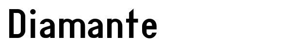 Diamante font