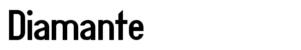Diamante font