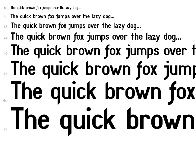 Diamante font waterfall