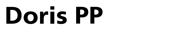 Doris PP font