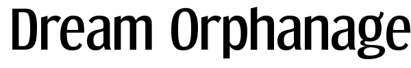 Dream Orphanage font