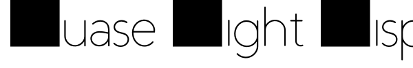 Duase Light Display font
