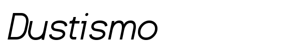 Dustismo font