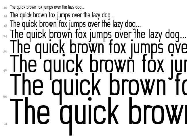 Edgelet font waterfall