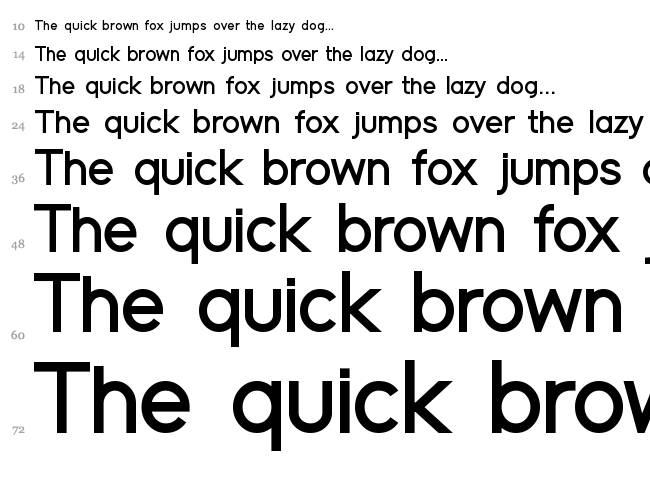 Elevation font waterfall