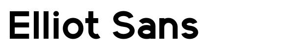 Elliot Sans font preview
